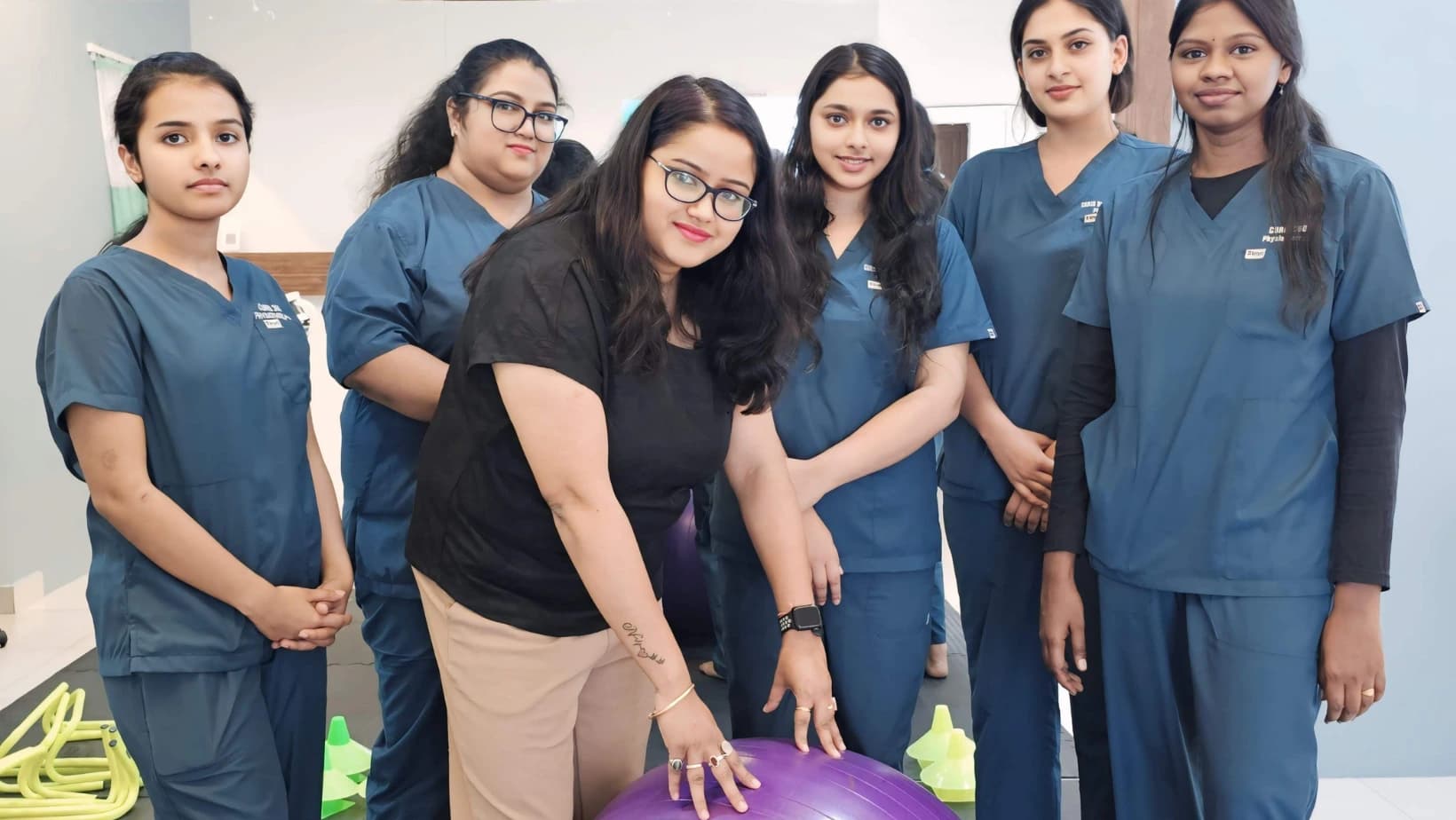 The Curis 360 physiotherapy team led by Dr. Ponkhi Sharma in Bangalore